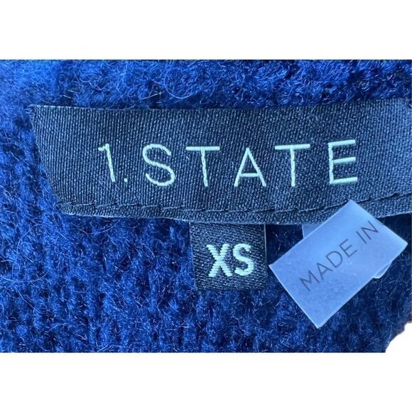 1. State Color Block in Navy, White & Mustard with Sparkle NWT Size XS - Picture 7 of 10